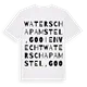 Waterschap Amstel, Gooi en Vecht ordlek t-shirt