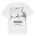 Woerden karta t-shirt