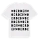 Woerden ordlek t-shirt