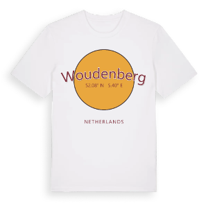 Woudenberg cirkel t-shirt – ekologisk bomull t-shirt från Pinshirt