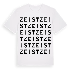 Zeist ordlek t-shirt – ekologisk bomull t-shirt från Pinshirt