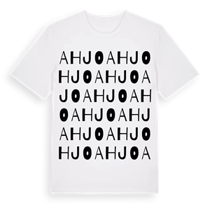 Ahjo ordlek t-shirt – ekologisk bomull t-shirt från Pinshirt