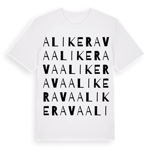 Alikerava ordlek t-shirt – ekologisk bomull t-shirt från Pinshirt
