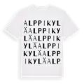 Alppikylä ordlek t-shirt