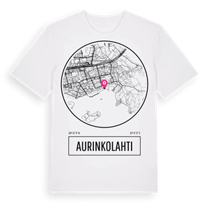 Aurinkolahti t-shirt – ekologisk bomull t-shirt från Pinshirt