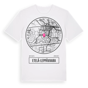 Etelä-Leppävaara t-shirt – ekologisk bomull t-shirt från Pinshirt