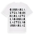 Gunnarla etelä ordlek t-shirt