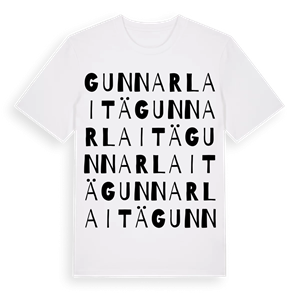 Gunnarla itä ordlek t-shirt – ekologisk bomull t-shirt från Pinshirt
