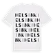Helsinki ordlek t-shirt