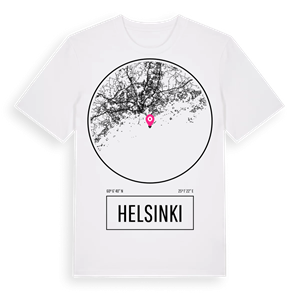 Helsinki t-shirt – ekologisk bomull t-shirt från Pinshirt