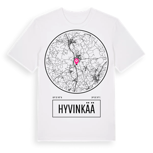 Hyvinkää t-shirt – ekologisk bomull t-shirt från Pinshirt