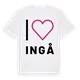 Jag älskar Ingå t-shirt stort tryck