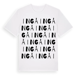 Ingå ordlek t-shirt – ekologisk bomull t-shirt från Pinshirt