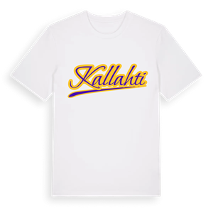 Kallahti baseball t-shirt – ekologisk bomull t-shirt från Pinshirt