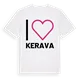 Jag älskar Kerava t-shirt stort tryck
