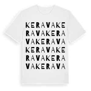 Kerava ordlek t-shirt – ekologisk bomull t-shirt från Pinshirt