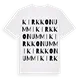 Kirkkonummi ordlek t-shirt
