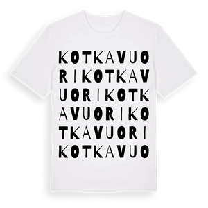 Kotkavuori ordlek t-shirt – ekologisk bomull t-shirt från Pinshirt