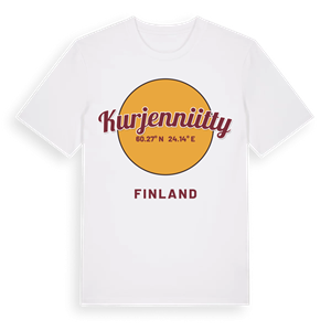 Kurjenniitty cirkel t-shirt – ekologisk bomull t-shirt från Pinshirt