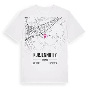 Kurjenniitty karta t-shirt – ekologisk bomull t-shirt från Pinshirt