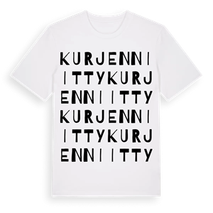 Kurjenniitty ordlek t-shirt – ekologisk bomull t-shirt från Pinshirt