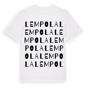 Lempola ordlek t-shirt – ekologisk bomull t-shirt från Pinshirt