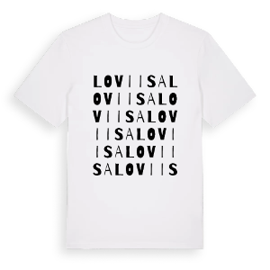 Loviisa ordlek t-shirt – ekologisk bomull t-shirt från Pinshirt