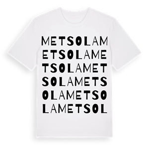 Metsola ordlek t-shirt – ekologisk bomull t-shirt från Pinshirt