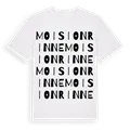 Moisionrinne ordlek t-shirt