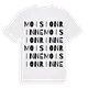 Moisionrinne ordlek t-shirt
