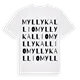 Myllykallio ordlek t-shirt