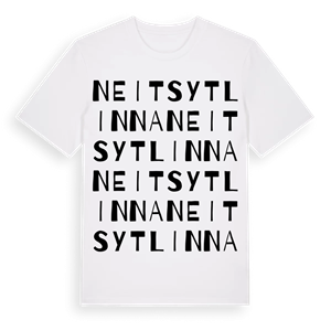 Neitsytlinna ordlek t-shirt – ekologisk bomull t-shirt från Pinshirt