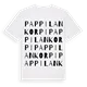 Pappilankorpi ordlek t-shirt