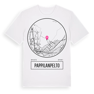 Pappilanpelto t-shirt – ekologisk bomull t-shirt från Pinshirt