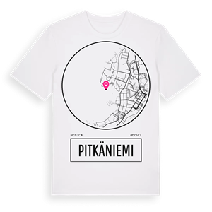 Pitkäniemi t-shirt – ekologisk bomull t-shirt från Pinshirt