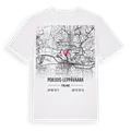 Pohjois-Leppävaara karta t-shirt