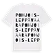 Pohjois-Leppävaara ordlek t-shirt