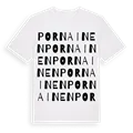 Pornainen ordlek t-shirt