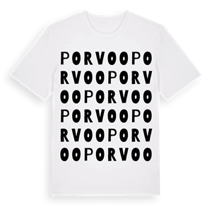 Porvoo ordlek t-shirt – ekologisk bomull t-shirt från Pinshirt