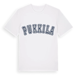 Pukkila college t-shirt – ekologisk bomull t-shirt från Pinshirt