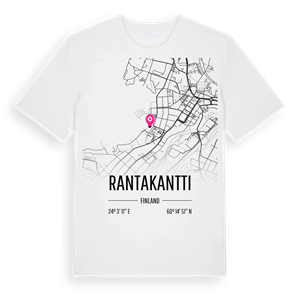 Rantakantti karta t-shirt – ekologisk bomull t-shirt från Pinshirt