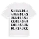 Saukkola ordlek t-shirt