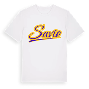Savio baseball t-shirt – ekologisk bomull t-shirt från Pinshirt