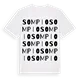 Sompio ordlek t-shirt