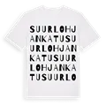Suurlohjankatu ordlek t-shirt