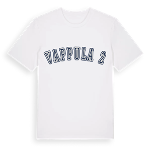 Vappula 2 college t-shirt – ekologisk bomull t-shirt från Pinshirt