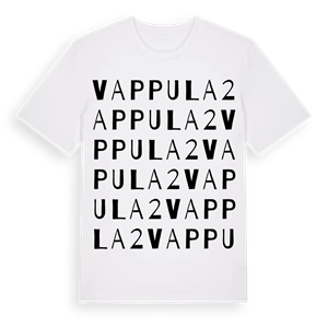 Vappula 2 ordlek t-shirt – ekologisk bomull t-shirt från Pinshirt