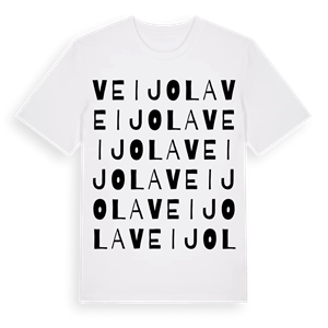 Veijola ordlek t-shirt – ekologisk bomull t-shirt från Pinshirt