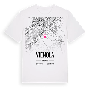 Vienola karta t-shirt – ekologisk bomull t-shirt från Pinshirt