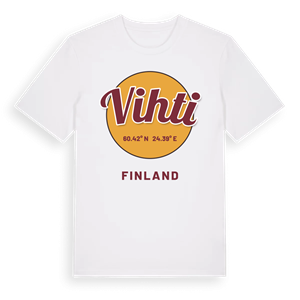 Vihti cirkel t-shirt – ekologisk bomull t-shirt från Pinshirt